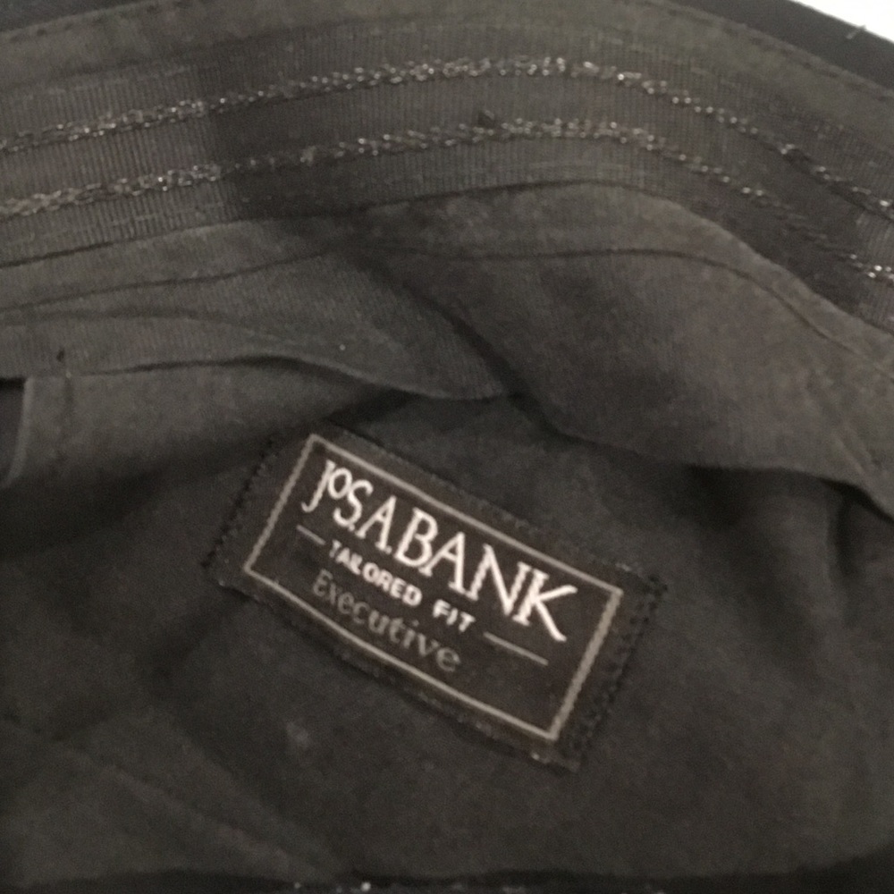 Jos. A. Bank Black Men's Dress Pants 40x31” - Picture 2 of 6